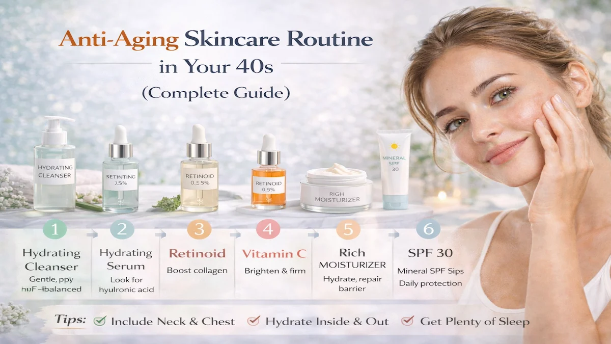 Anti-Aging Skincare Routine in Your 40s (Complete Guide)