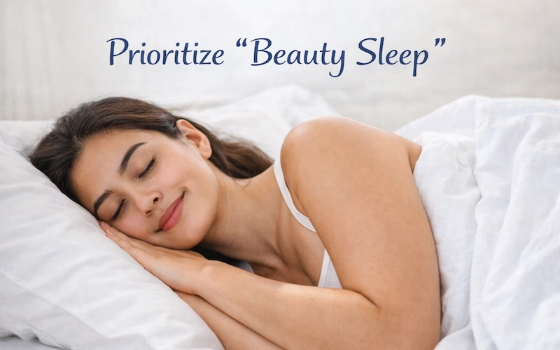 Beauty sleep in peaceful slumber