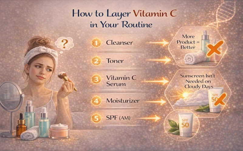 How to Layer Vitamin C in Your Routine