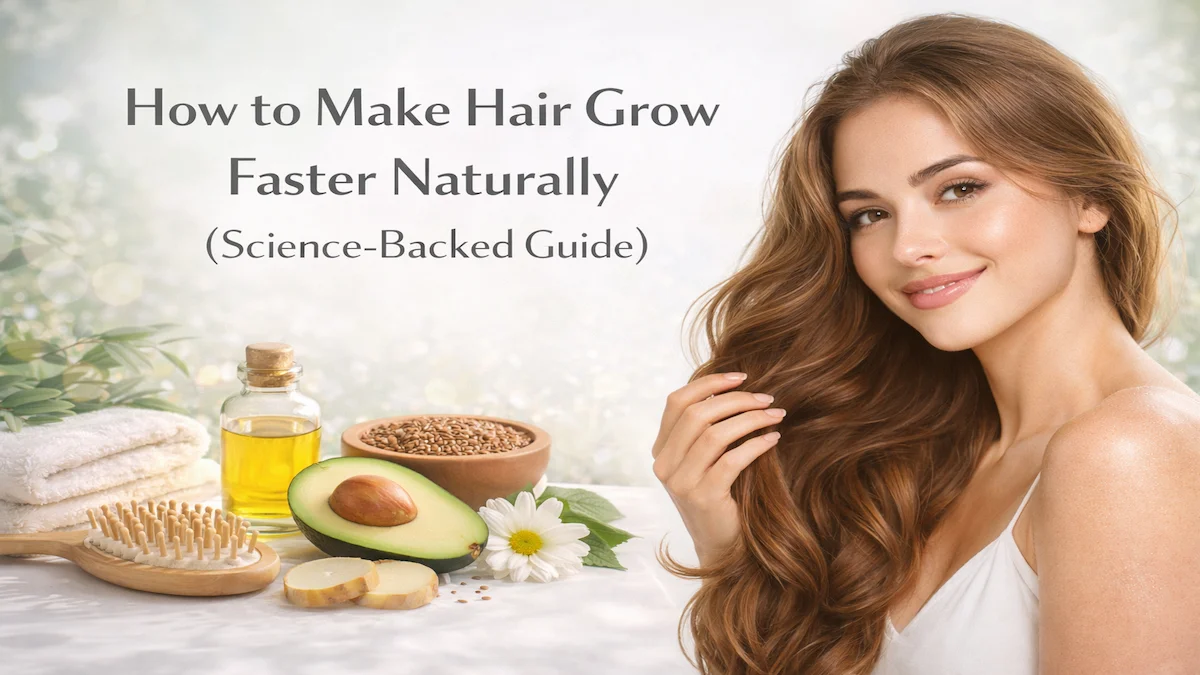 How to Make Hair Grow Faster Naturally (Science-Backed Guide)