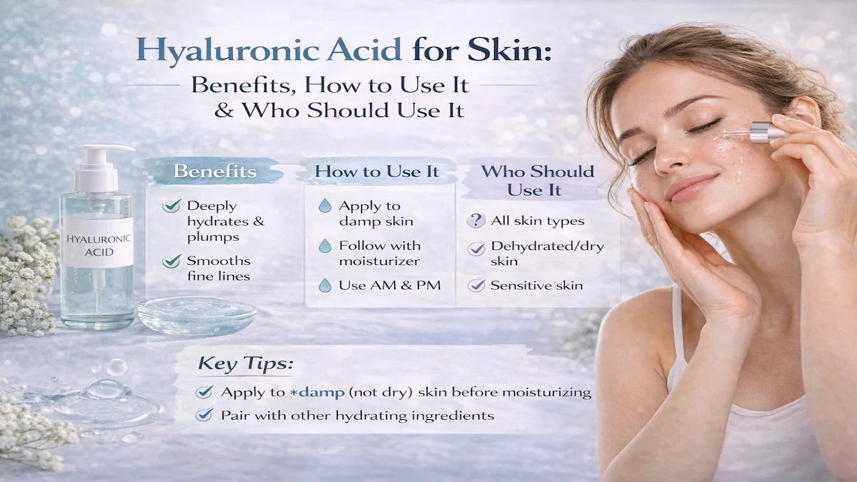 Hyaluronic Acid for Skin Benefits, How to Use It & Who Should Use It