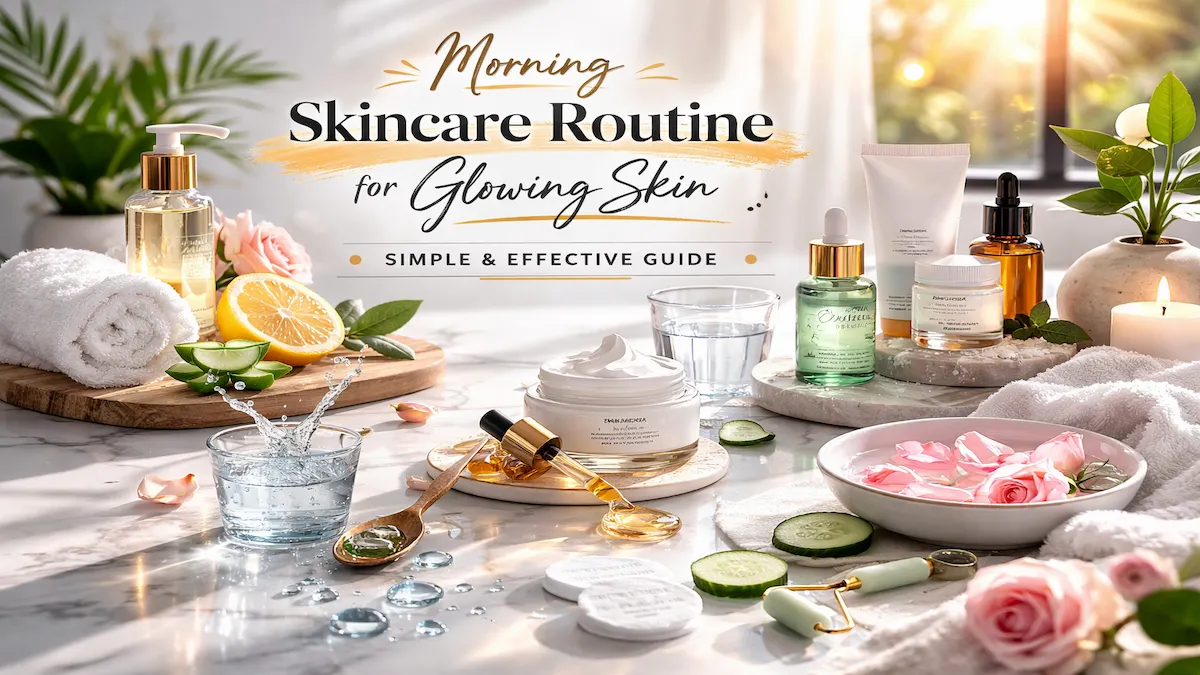 Morning Skincare Routine for Glowing Skin (Simple & Effective Guide)