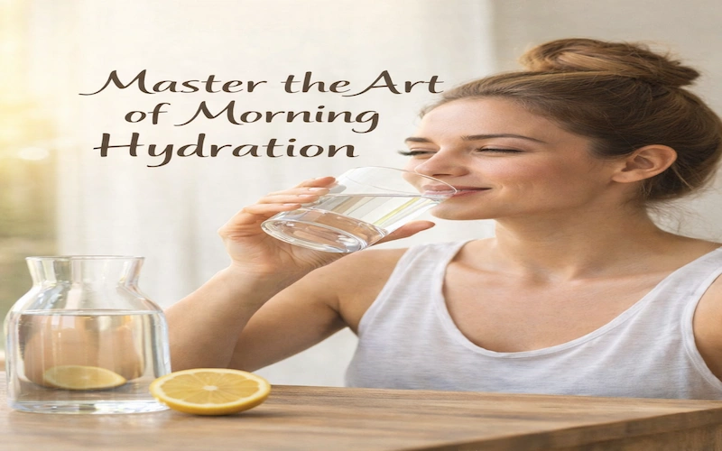 Morning hydration with a lemon twist