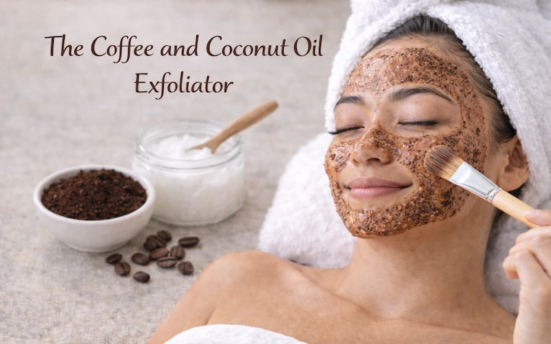 The Coffee and Coconut Oil Exfoliator