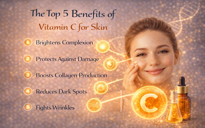 The Top 5 Benefits of Vitamin C for Skin