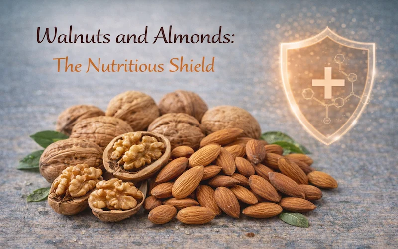 Walnuts and Almonds The Nutritious Shield